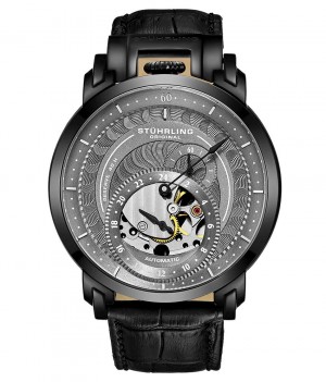 Legacy Stuhrling Savoy 942 Automático Regulator 44mm Skeleton Hombre Gris Gris | 208536-QRJ