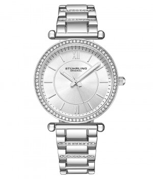 Symphony Stuhrling C905 Quartz 36mm Classic Mujer Plateadas Plateadas Plateadas | 567820-KAL